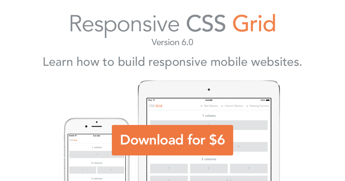 Responsive Website CSS Grid, HTML5. Learn How To Build Responsive Websites.